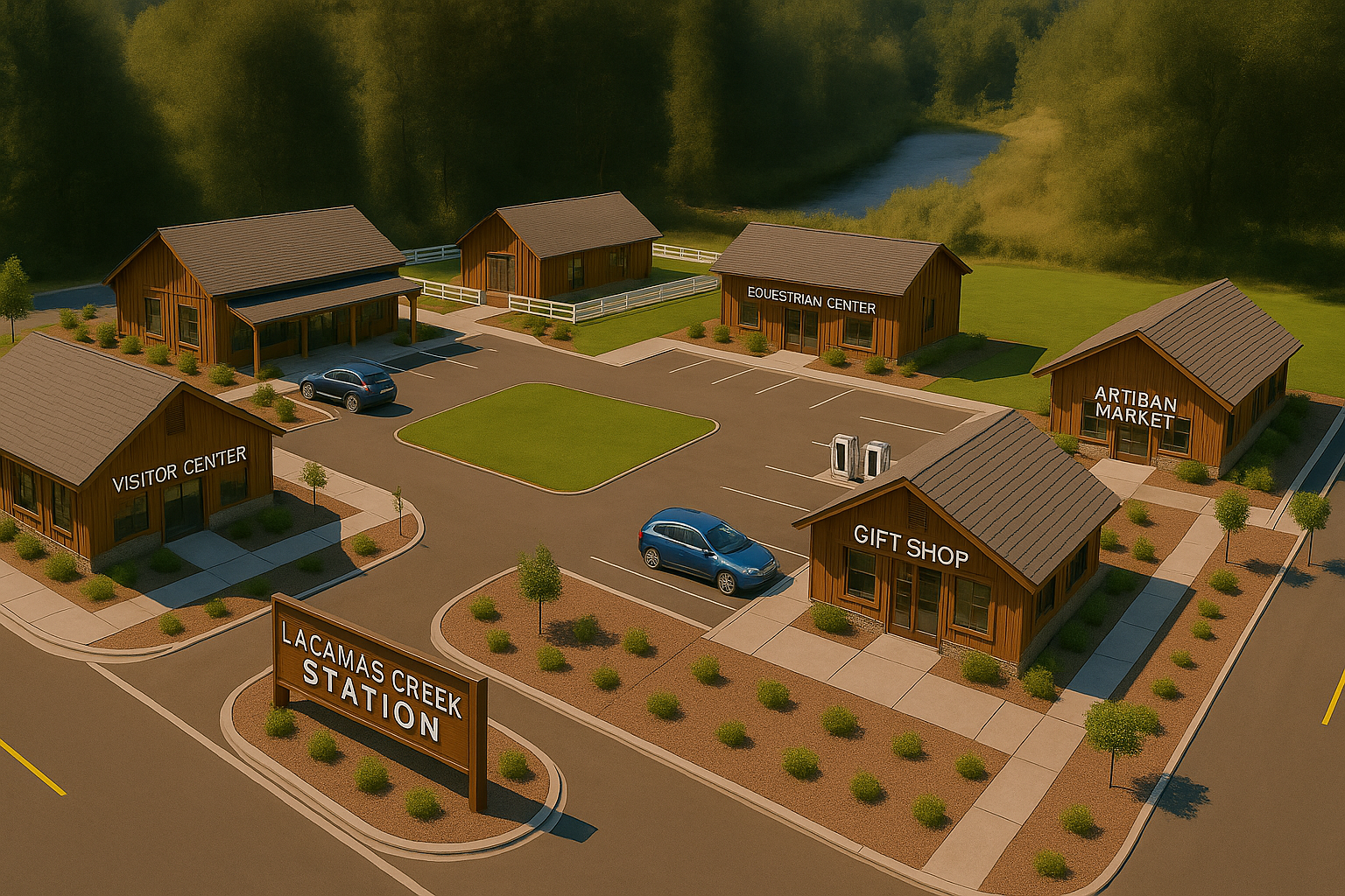 Lacamas Creek Station Rendering